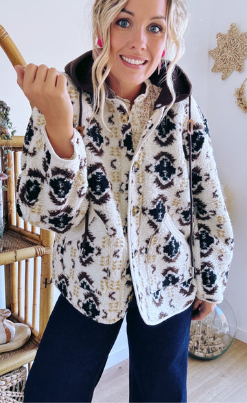 VESTE MOUMOUTE GABRILLE MARRON